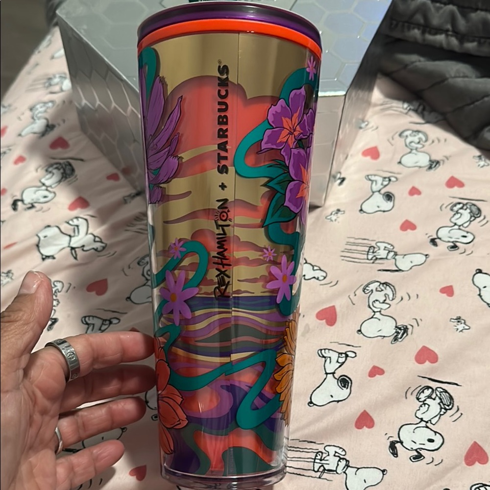 Starbucks Colorful Floral Tumbler